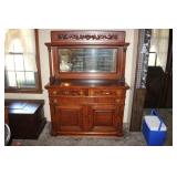 VICTORIAN MIRROR BACK BUFFET