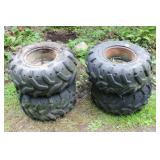 (4) DEESTONE SWAMP WITCH MUD TIRES 22-11.00X10