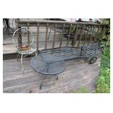 PATIO TABLE, CHAIR & LOUNGER