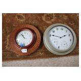 (2) WALL CLOCKS