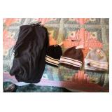 (6) NIB NECK GAITERS W/ HOODS, (4) STOCKING HATS