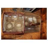 ASSORTED GLASS CHIMNEYS