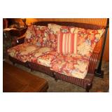 WICKER COUCH W/ CUSHIONS