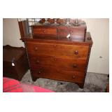 ANTIQUE EMPIRE STYLE CHEST OF DRAWERS