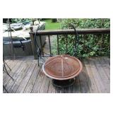 FIREPIT & WOOD RACK
