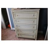 (2) HARD TOP WICKER DRESSERS