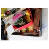 FLAT OF GUN CLEANING AND TURKEY CALLS