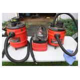 (3) ASSORTED VACS
