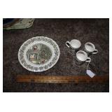 JOHNSON BROS PLATE & MUGS