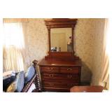 ANTIQUE DRESSER W/ MIRROR