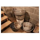ASSORTED POTS