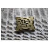 MILLER HIGH LIFE BRASS BELT BUCKLE