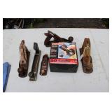 ASSORTED WOOD PLANES & SANDER
