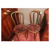 (2) PAINTED WOOD CHAIR