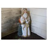 CONCRETE SANTA CLAUS - 25" TALL