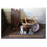 BASKET W/ HOME DECOR & MORE