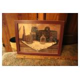 SIGNED FRAMED PRINT - 18" X 14"