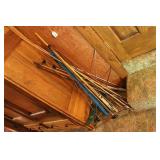 LARGE ASSORTMENT OF GUN CLEANING RODS