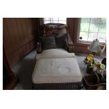 (3) PIECE WICKER CHAIR SET