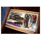 DRAWER OF KNIVES & SCISSORS