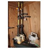 (2) RYOBI WEED WHACKERS & LEAF BLOWER