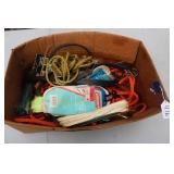BOX OF ROPE & BUNGIE CORDS
