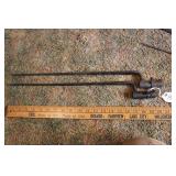 (2) 18" THREE POINT BAYONETS
