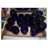 COBALT BLUE DRINKING GLASSES