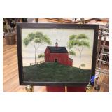 BARN PRINT BY WARREN KIMBEL