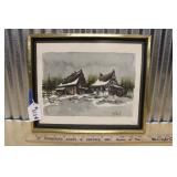 FRAMED HOMESTEAD BY K. PAUL