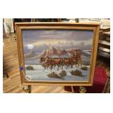 1999 STAGE COACH PRINT BY JOHN FRENCH