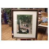 FRAMED WOLF PHOTO 31/250 MARK AND SUE WERNER