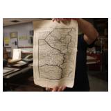 ALLEGHENY, GREENE & WASHINGTON COUNTIES MAP
