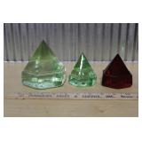 VINTAGE GLASS SHIP DECK PRISMS