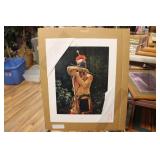 1996 "TOO QUIET" BY ROBERT GRIFFING PRINT