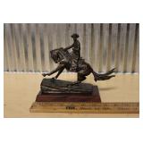 FRANLIN MINT FRED REMINGTON "THE COWBOY" STATUE