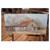 OLD BARN BY SHARON BELL