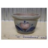 ROWE POTTERY WORKS 1993 CUTOUT CANDLE CROCK