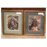 (2) ROBERT GRIFFING NATIVE AMERICAN PRINTS