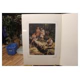 1993 "A WARNING FOR GENERAL BRADDOCK" PRINT