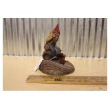 MACDONALD GNOME ON TRACTOR 1987 SCULPTURE
