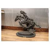 FREDERIC REMINGTON " THE CHEYENNE" BRONZE STATUE