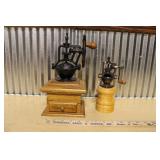 (2) COFFEE GRINDERS