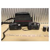 CANON SURE SHOT OWL & OLYMPUS DIGITAL CAMERAS