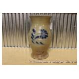 ROWE POTTERY WORKS 2003 SALT GLAZED FLORAL VASE