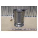 EDWARD VII PEWTER PINT MEASURING TANKARD