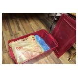 TOTE OF ASSORTED VINYL RECORDS INCL. ELVIS PRESLEY