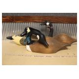 UNMARKED HEAVY WOODEN CANADIAN GOOSE DECOY