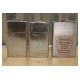 (2) VINTAGE ZIPPO LIGHTERS & PARK LIGHTER