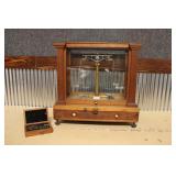 ENCLOSED HENRY TROEMNER BALANCE SCALE W/ WEIGHTS